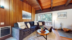 Indoors, Hardwood, Furniture, Living Room, Coffee Table