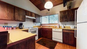 Room, Indoors, Hardwood, Flooring, Kitchen