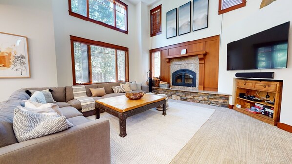 Furniture, Table, Flooring, Living Room, Indoors