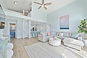 This is the main living room area of the home