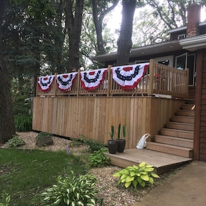 Front Entrance and Deck