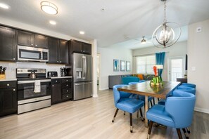 Dining Table and Open Kitchen