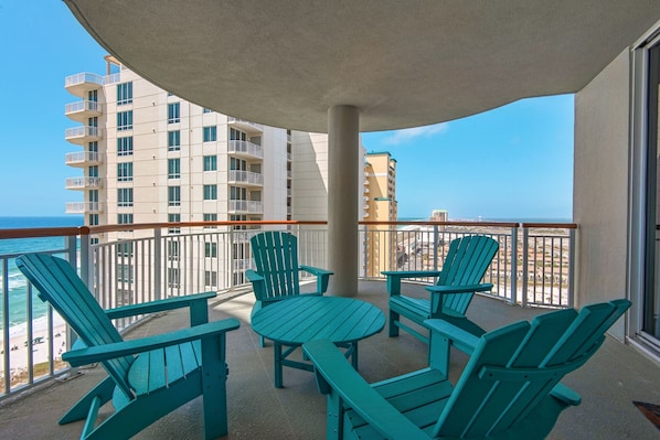 Gulf front Balcony