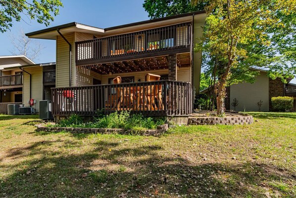 View of Back with 2 Outdoor Areas