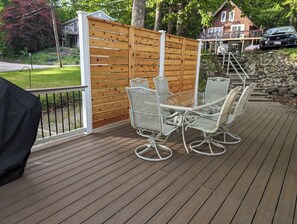 Deck looking towards road