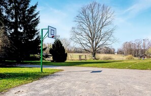 outside
