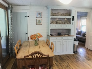 kitchen with old pantry