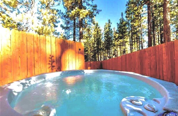 Jacuzzi and private backyard & completely fenced 