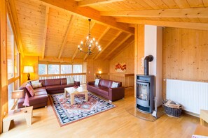 Lounge and wood burner