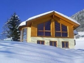 Skiblickhaus in winter snows