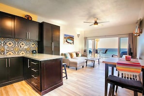 Kitchen and Living Room