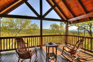 Private deck off upper level bedroom