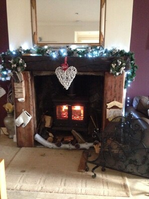 Fire blazing during Xmas holidays 