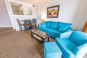 Large Living Area with Views of the Ocean, Beautifully Decorated