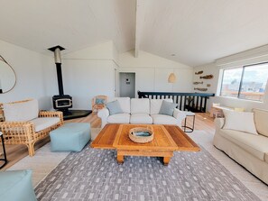 Wood stove for cozy nights 
