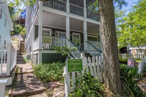 Street pathway to guest house
