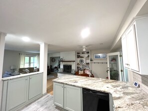 Great kitchen with lots of counter space and 4' wide breakfast bar.