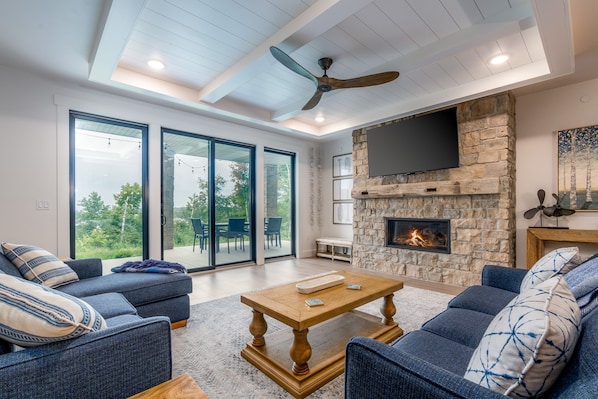 Beautiful Living Area With Patio