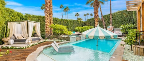 Two private pools, three kitchens as well as three separate living spaces