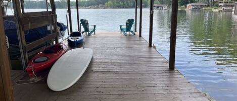 Quiet cove, fish or swim off the dock!