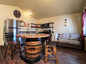 Living, Dining, Kitchen