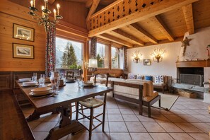 Dining area for  all family