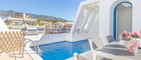 Penthouse met eigen privé zwembad op dakterras om te relaxen