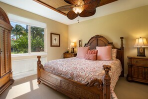 Primary Bedroom with California King and Wooden Furniture