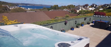 View from the Infinity hot tub
