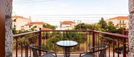 Enjoy moments of relaxation on the patio of the property