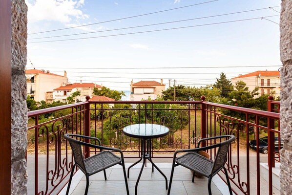 Enjoy moments of relaxation on the patio of the property