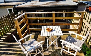 Top terrace. A perfect place to relax with a morning coffee or evening beverage