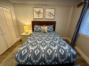 Unwind and relax in the queen bedroom.