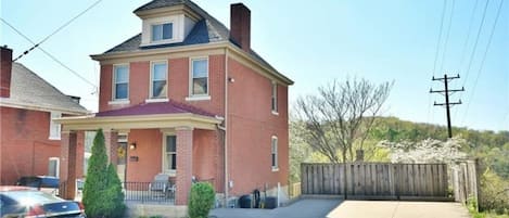 A brick beauty, with plenty of off street parking