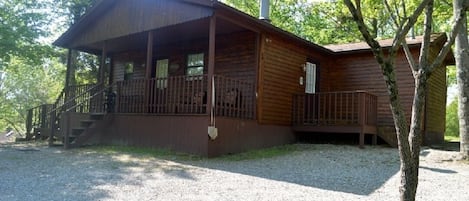 Front View of  Cabin #12 from Grounds 