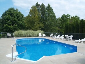 Outside Pool by Clubhouse on Resort Grounds