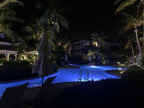 Pool at night