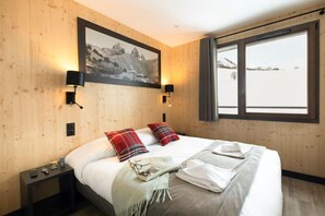 Drift to sleep in a comfortable bed after a wonderful day outside.