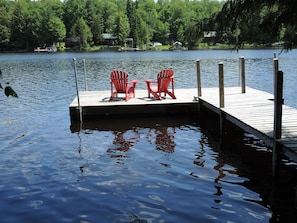 Seating on private dock