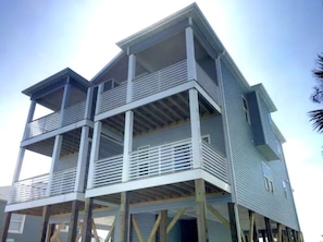 View of the townhomes.  Unit 1 is on the left, Unit 2 is on the right