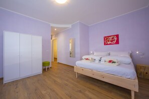 The second spacious bedroom with wardrobe