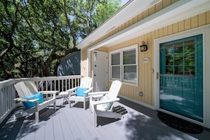 Adirondack chairs on the front porch