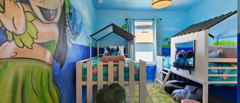 Adorable Lilo and Stitch Themed Twin Bedroom