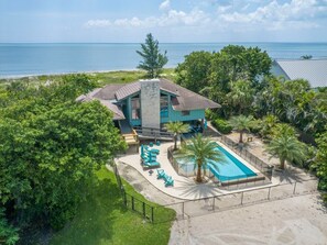 Four King Bed Ensuites, One 2 Bunk Bed (4 Twin) Ensuite, and one King Bedroom.