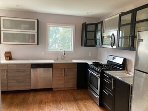 Fully stocked kitchen