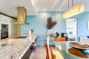 An incredible kitchen w/ top-of-the-line appliances & features