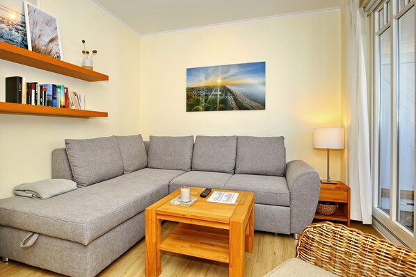 Wohnzimmer mit Sofaecke