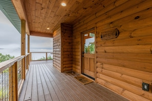 Main entrance with covered porch