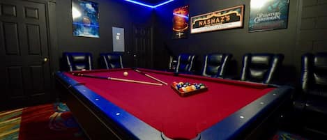 Enjoy the luxury game room with your friends & family.