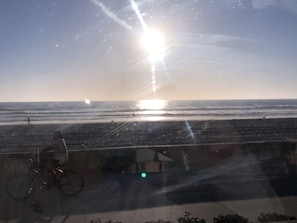 Brilliant views from your patio & living room elevated above the beach boardwalk